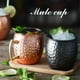 thumbnail image 5 of Copa de acero inoxidable Irfora Moscow Mule Tazas de cobre 530ml Tazas de cerveza de cobre de acero inoxidable Taza de cobre de cóctel Tazas martilladas Vasos de cerveza Tazas de cóctel para beber, 5 of 7