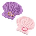 thumbnail image 1 of Coral downy hair cap and headscarf quick drying hat, 1 of 5