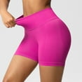thumbnail image 5 of ZQUUVOU Women's Shorts Sports Fitness High Waisted Tight Yoga Pants(Hot Pink,M), 5 of 9