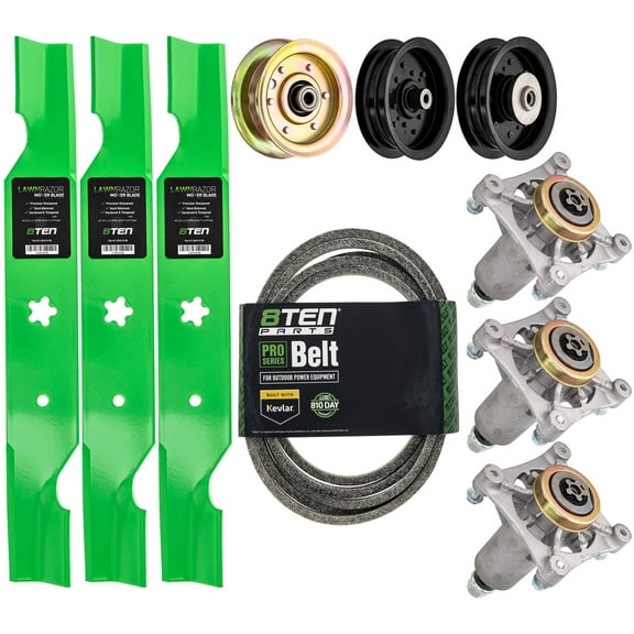 8TEN Blade Spindle Belt Idler Kit for Husqvarna 54 inch LGT 2654 MK1005513