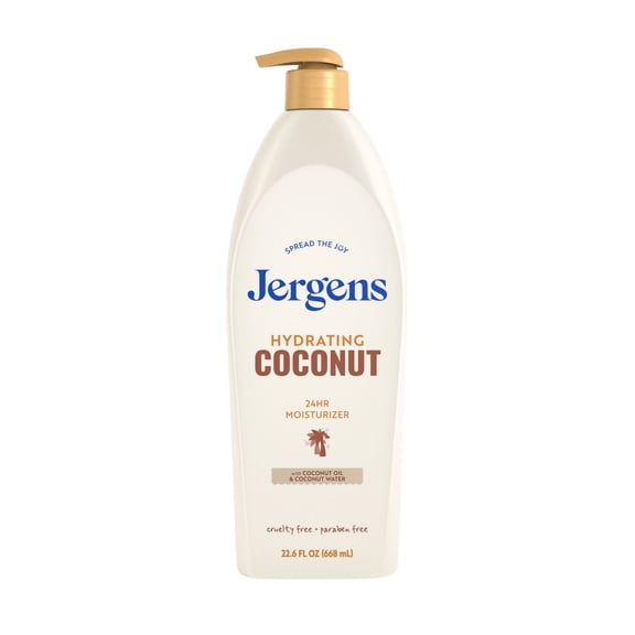Jergens Hydrating Coconut Body Lotion Moisturizer for Dry Skin - 22.6 fl oz