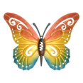 thumbnail image 1 of Decoración de pared de mariposa de Metal, colgante artístico de pared, decoración para sala de estar y jardín, regalo hecho a mano para interior o exterior, 1 of 7