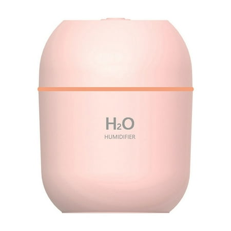 USB Rechargeable Mini Desktop Humidifier, Quiet Personal Humidifier for Bedroom and Office Desk, Portable Cool Mist Humidifier with Night Light for Dry Air Relief and Skin Care