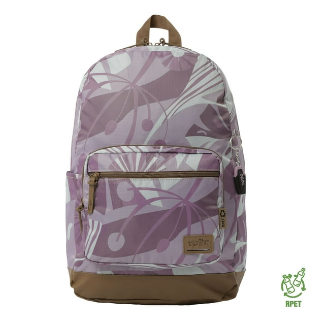 TOTTO Mochila Grande Porta Laptop 14 Repelente a Líquidos | Escuela - Oficina - Viaje | 20 L TOCAX