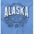 thumbnail image 2 of Alaska AK Student Campus Pride Seal Plus Size Crewneck Graphic Tee Shirt Brisco Brands 3X, 2 of 3