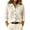 White, variant on Sweater Jacket for Women Button Down Collar Knit Shirt Long Sleeve Soft Solid Color Casual Work Office Knit Blouse