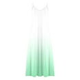 thumbnail image 5 of TKYCMSUAKI Plus Size Dresses for Women Spaghetti Straps Gradient Maxi Dress Loose Fit Sundress Summer Casual Beach Dress, 5 of 6