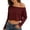Red, variant on Arrival Solid Color Off Shoulder Asymmetrical Long Sleeve Loose Cropped for Casual Blouse Tunic plus Size Women Shirts Women Tunic 3 4 Sleeve Fitness Clothes for Women plus Size