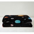 thumbnail image 3 of Space Blanket Galaxy Throw Blanket Universe Themed Fleece Blanket, Outer Space Fuzzy Blanket for Teens Universe Space Planet Print Sherpa Blanket Solar System Bedroom Decor 90鈥渪90", 3 of 6