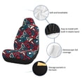 thumbnail image 6 of Zufioo Geometric Elements Print Car Seat Protectors, SUV, Truck, Van Seat Covers - Strap Design, High Elasticity and Dustproof, Car Interior Protectors Auto Parts-1, 6 of 9