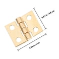 thumbnail image 4 of unbranded 50Pack Drawer Door Hinge Copper for Woodworkers Durable, 4 of 6