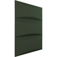 thumbnail image 2 of Ekena Millwork 19 5/8"W x 19 5/8"H Traditional EnduraWall Decorative 3D Wall Panel, UltraCover Satin Hunt Club Green (Covers 2.67 Sq. Ft.), 2 of 6