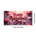 thumbnail image 3 of LUUFILx Valentine's Day Celebration Backdrop Heart Decorations Photography Props Romantic Party Supplies Banner Background Wedding Decor, 3 of 8