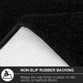 thumbnail image 4 of Alfombra Bathroom Runner B BENRON, larga, 70 x 60 cm, extra suave, negra, 4 of 8