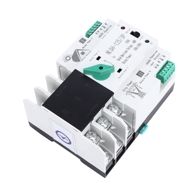 Transfer Switch, Stable And Reliable Electrical Selector Switch 400V 100A Auto And Manual For Household For Shopping Mall