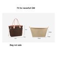 thumbnail image 4 of Organizador de bolsos con inserto de monedero personalizado con cubierta de cremallera apto para Neverfull GM 40x20x33cm, organizador de bolsos, divisor y protector, 4 of 5