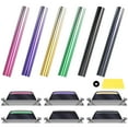 thumbnail image 6 of Htwon Car Window Tint Windshield Sun visor Vinyl Decal Gradual Strip Sticker 8in*4.9ft, 6 of 13