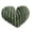 B004- Style D, variant on Decorative Pillow, Valentines Day Gift for Girlfriend, Bridal Shower Gift, Anniversary Gift, 16X14 Inch Fluffy Ribbed Heart Cushion Suitable As Romantic Present for Couples, Daily