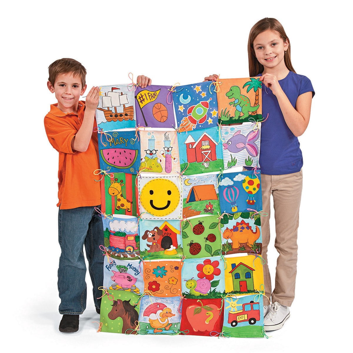 Do It Yourself White Classroom Quilt - Craft Kits - 1 Piece