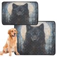 thumbnail image 2 of Qxltty Dark Forest Wolf King Cat litter Pads Pet Set of 3 Diaper Mats Center Anti-leakage Layer Absorbent Soft and Comfortable, 2 of 7