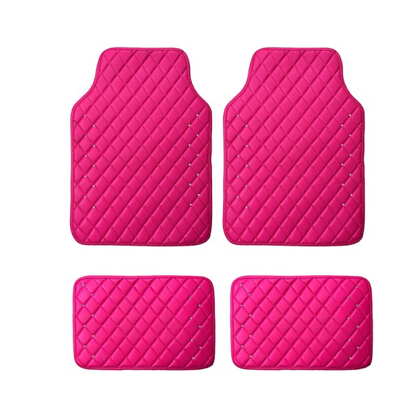 4 alfombrillas genéricas para el suelo del coche, alfombrillas para el suelo del coche para sedanes, camiones y furgonetas