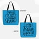 thumbnail image 2 of Balery You Can't Retire From Being Great Bolsa de Mano para Mujeres con Cremallera, Bolsa de Gimnasio con Compartimentos, Bolsa para Laptop, Bolsa para Trabajo, 2 of 7