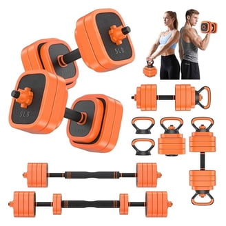 Yes4All Adjustable Dumbbell 52.5 lbs for Beginner Workout & Lift