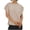 Khaki 02, variant on Womens Tops Casual Cotton Short Sleeve Crew Neck Shirts for Women Fashion Casual Loose Basic Tshirt Blouses (White L)