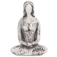 thumbnail image 1 of Estatua de Pose de Yoga, estatuilla de meditación rústica Simple de resina sintética para decoración del hogar, adorno, regalo para estudios de Yoga, 1 of 8