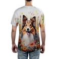 thumbnail image 5 of Welcome Spring Summer Shetland Sheepdog Portrait Flower Blue Sky All Over Print 3D Shirt Unisex Merch Sheltie Dog Lover Gifts - 12001, 5 of 6