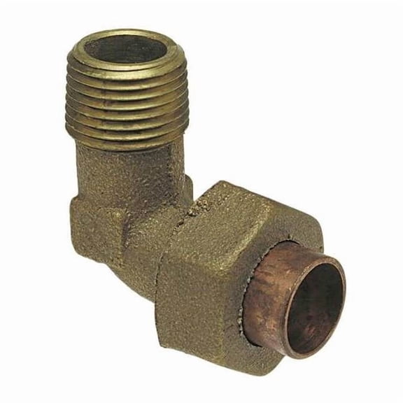 Nibco Union Elbow,90,Cast Bronze,C x MNPT 70746 3/4