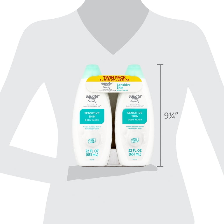 Equate Sensitive Skin Body Wash, 2 Pack photo 6
