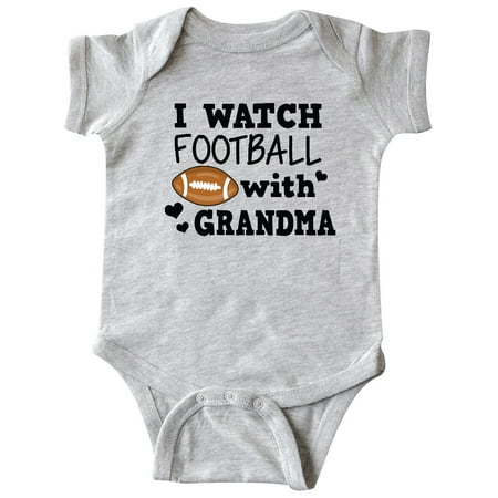 

Inktastic I Watch Football with My Grandma Gift Baby Boy Bodysuit
