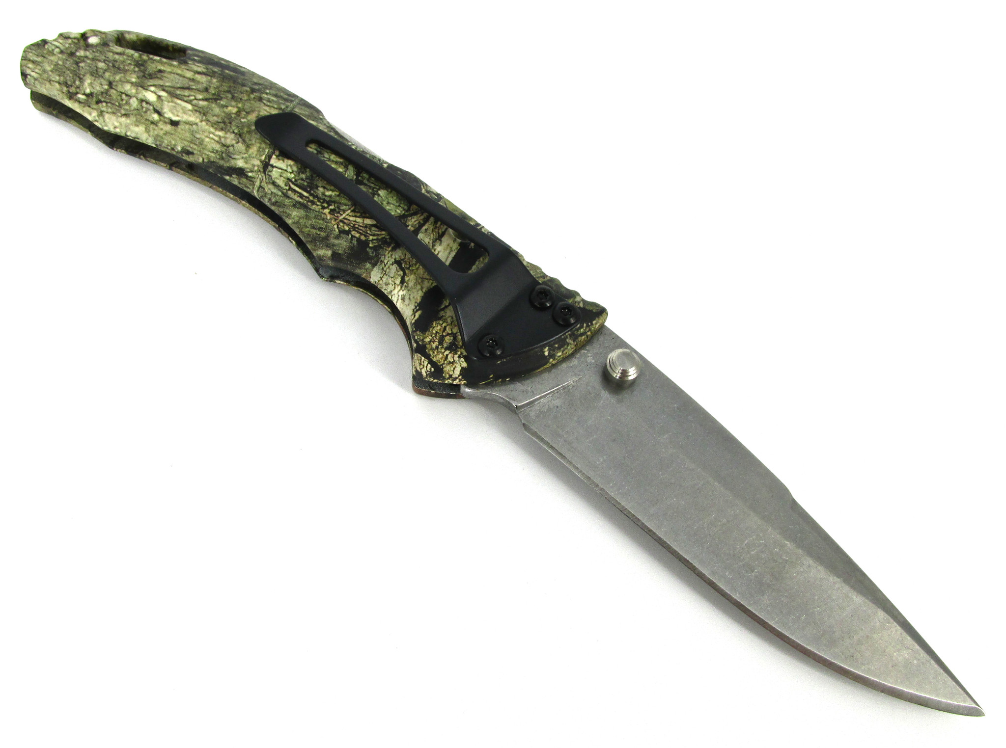 Buck Knives 285 Bantam BLW Folding EDC Knife, 3-1/8” Pocket Knife Blade, Mossy Oak Country Camo, 2.4 oz
