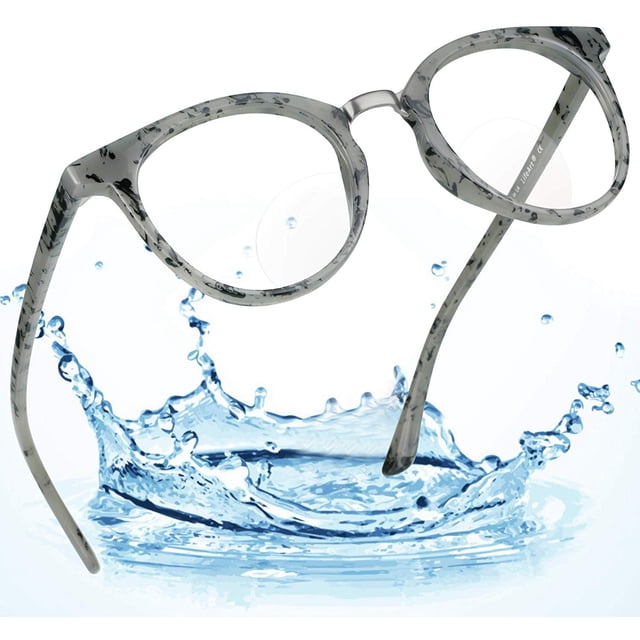 LifeArt Blue Light Blocking Bifocal Computer Reading Glasses with Transparent Lens for Women/Men