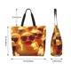 thumbnail image 5 of Fotbe Sunglasses Yellow Duck Bolsa Tote Estética de Lona con Estampado para Mujer - Bolsa Reutilizable de Hombro Casual para Vacaciones, Compras, Trabajo y Gimnasio, 5 of 8