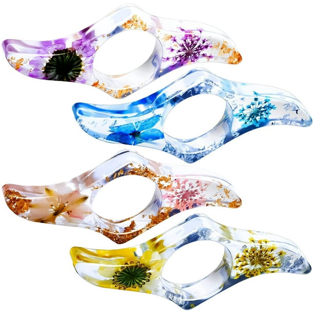 Soporte para libros, marcapáginas con flores secas, soporte para libros de resina, marcador de libros, ayuda para la lectura, anillo para libros, pegamento, regalo, joyería