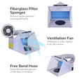 thumbnail image 3 of Yescom Portable Airbrush Paint Spray Booth 3 LED Light Tubes Exhaust Filter Extractor, 3 of 9