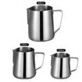 thumbnail image 5 of Taza de flores con boca puntiaguda, cilindro de flores, taza de café, leche, taza de té con leche, taza medidora con escala interior y exterior, taza de acero inoxidable para derretir cera, 5 of 5
