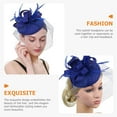 thumbnail image 4 of LULULION ABS Polyester Mesh Fascinator Hat for Elegant Banquet Headdress, 4 of 5