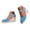 Blue, variant on Women's Closed Toe Platform Sandals Summer Ankle Buckles Strap Espadrilles Wedge Slip on Walking Shoes for Casual Beach Vacation Red Size 9