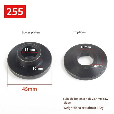 

BCLONG 2Pcs Angle Grinder Grinding Wheel Pressure Plate For 255 1040 Cutting Machine