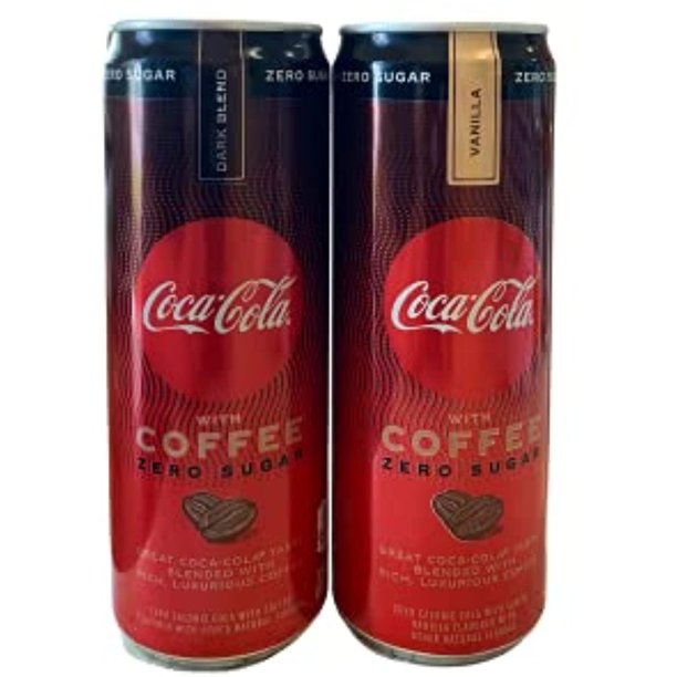 CocaCola With Coffee Zero Sugar Kosher Bundle Of 3 Dark Blend And 3