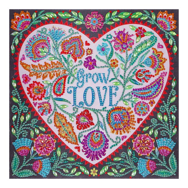 Cuadros Decorativos Taladro de forma especial parcial pintura diamante corazón dibujo de diamantes de imitación (UP112) Sywqhk Nuevos Originales