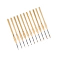 thumbnail image 4 of AMLESO 11 Pieces Detail Paint Brushes Professional for Carving Sculpting Miniatures, 4 of 8