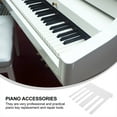 thumbnail image 2 of WHAMVOX 52Pcs White Acrylic Piano Keytops Rectangular for Piano Maintenance, 2 of 8