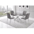 thumbnail image 2 of K-Living 5-Piece Dining Set in Grey, 2 of 6