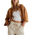 thumbnail image 1 of Veste en Denim Courte pour Femmes Polyester avec Poches pour Toutes les Saisons, 1 of 4