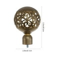 thumbnail image 3 of MasteelfCA 2 Pcs Têtes Élégantes pour Tringle à Rideaux Bouchons de Tête de Tringle à Rideaux Accessoires de Rideaux, 3 of 8