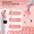 thumbnail image 5 of Lilian&Gema Blackhead Remover Vacuum, Rechargeable Electric Facial Pore Cleaner with 3 Suction Power & 5 Probes, Blackhead Acne Extractor Kit for Men and Women, 5 of 7
